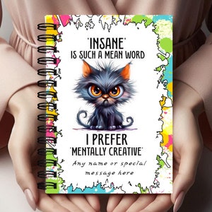 Personalized Sarcastic Animal Quote Notebook: Custom Lined Pages