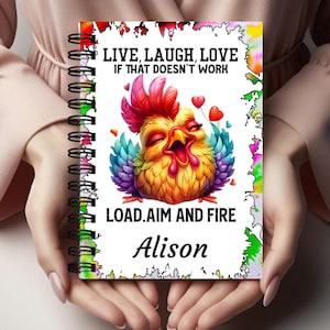Personalized Sarcastic Quotes Spiral Notebook: Funny Animal Notepad