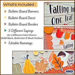 Boho Herbst Bulletin Board Kit Kürbis Patch Klassenzimmer Tür Dekor Herbst Bulletin Board Ideen Gemütliches Herbst Klassenzimmer Dekor Oktober Bulletin Board Bild 3