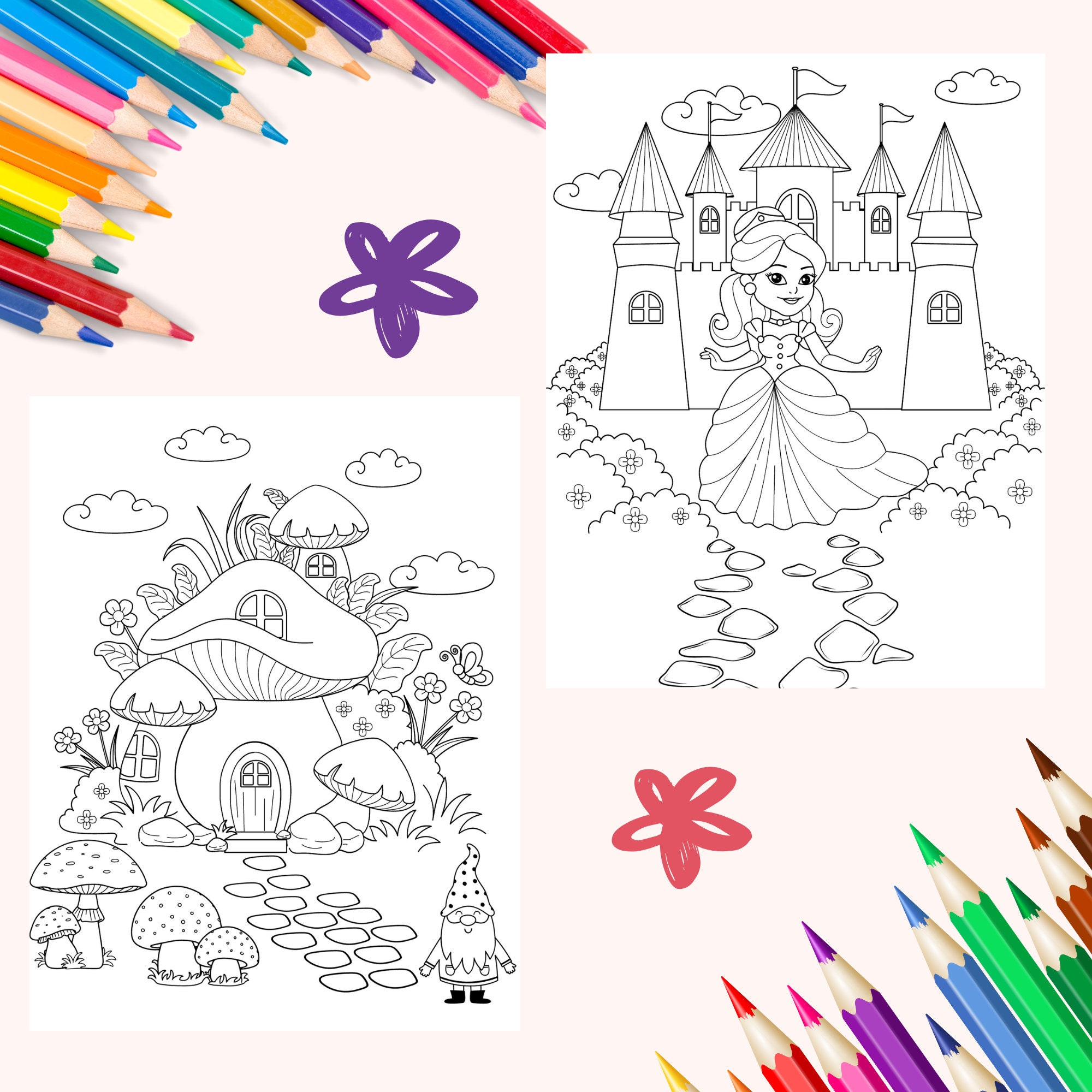 15 Printable Coloring Pages Cute Printable Coloring Sheets Etsy 15 Printable Coloring Pages Cute Printable Coloring Sheets Etsy
