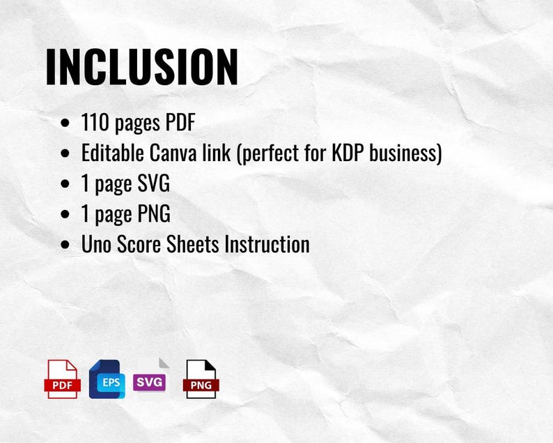 Uno Score Sheets Template | Uno Card Games Scoring | KDP Interior ...