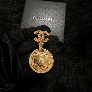 Vintage Coco Chanel Brooch - Etsy