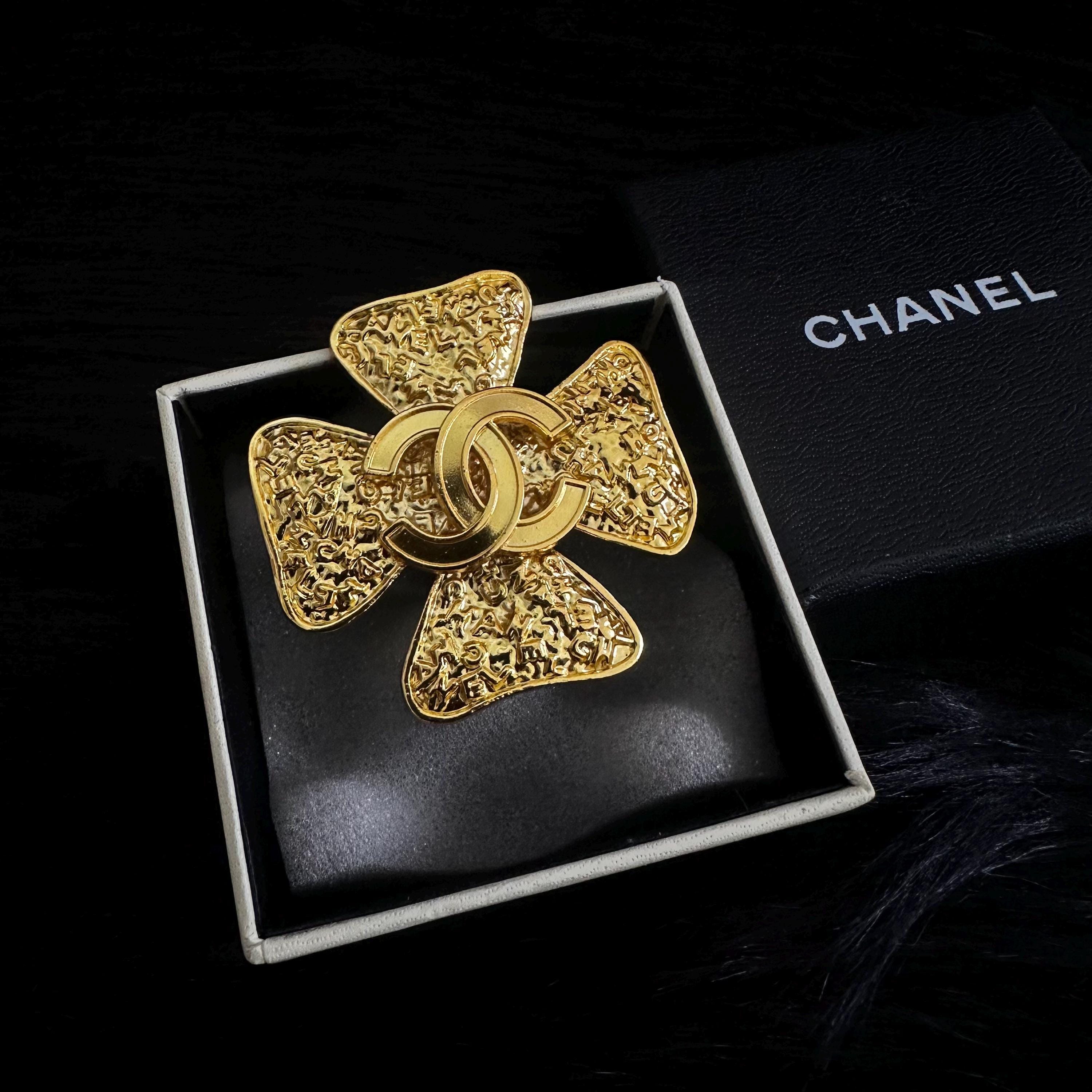 Vintage Coco Chanel Brooch - Etsy