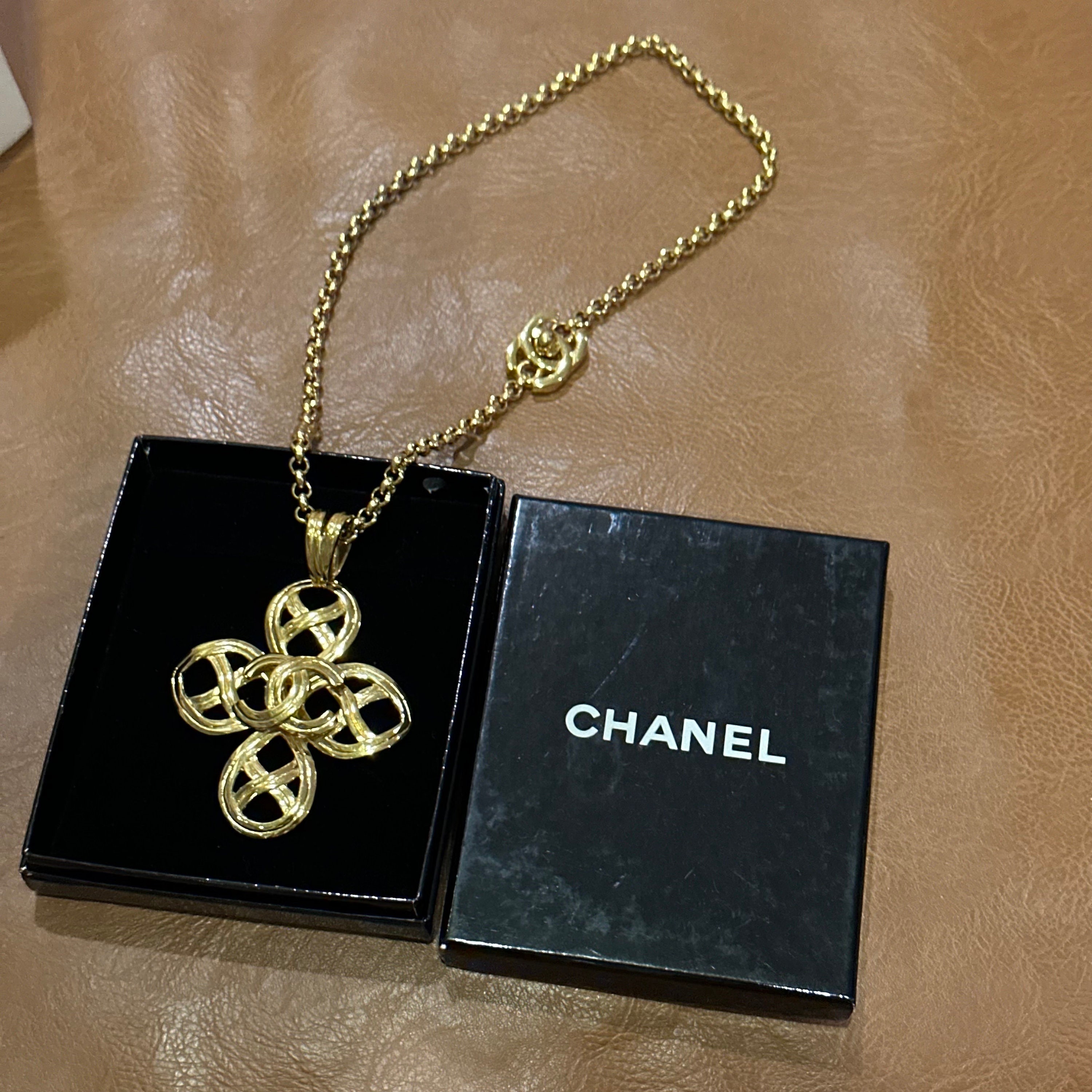 authentic vintage Chanel necklace circa ‘96