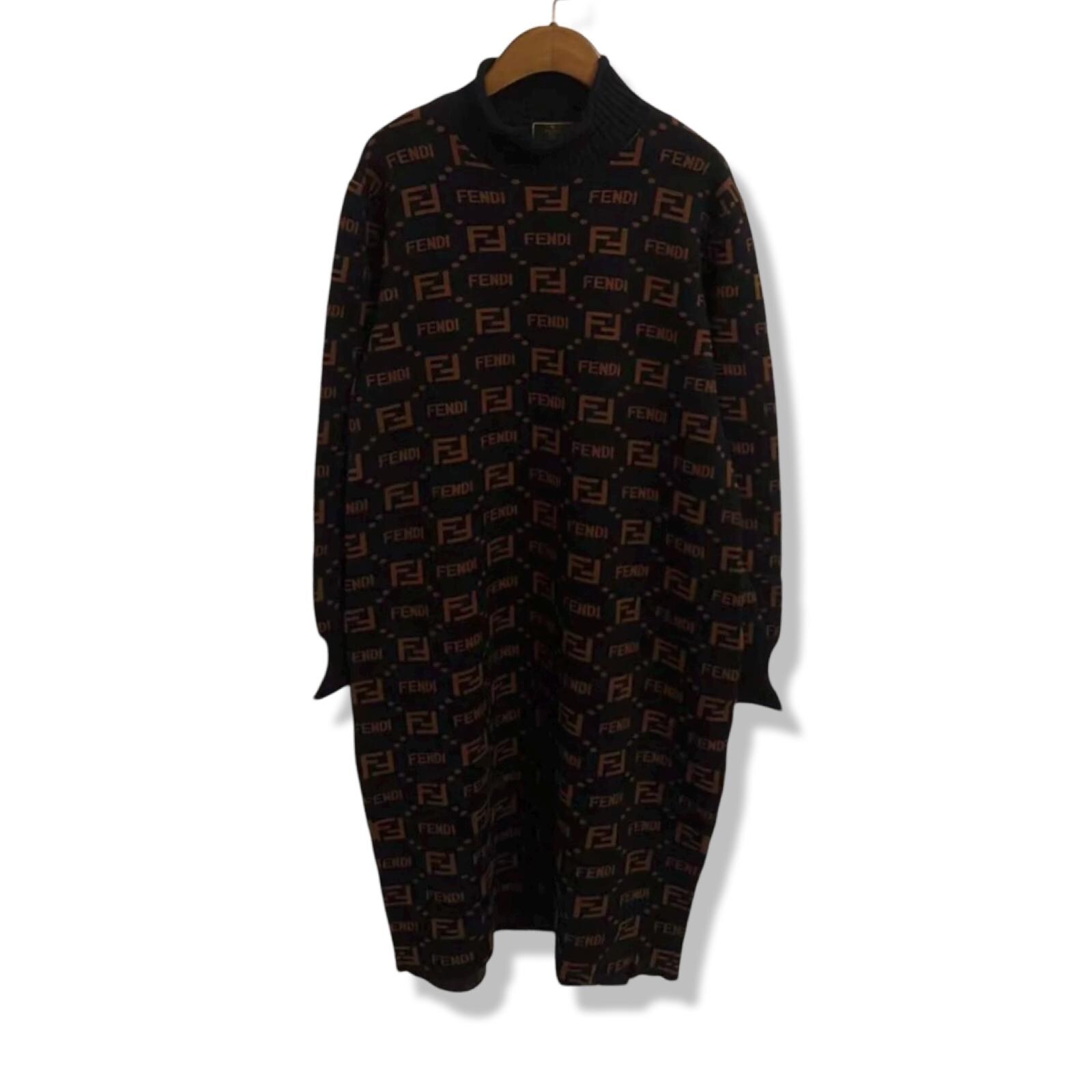 Authentic Vintage Fendi 1980 Zucca Long Sweater / Dress - Etsy