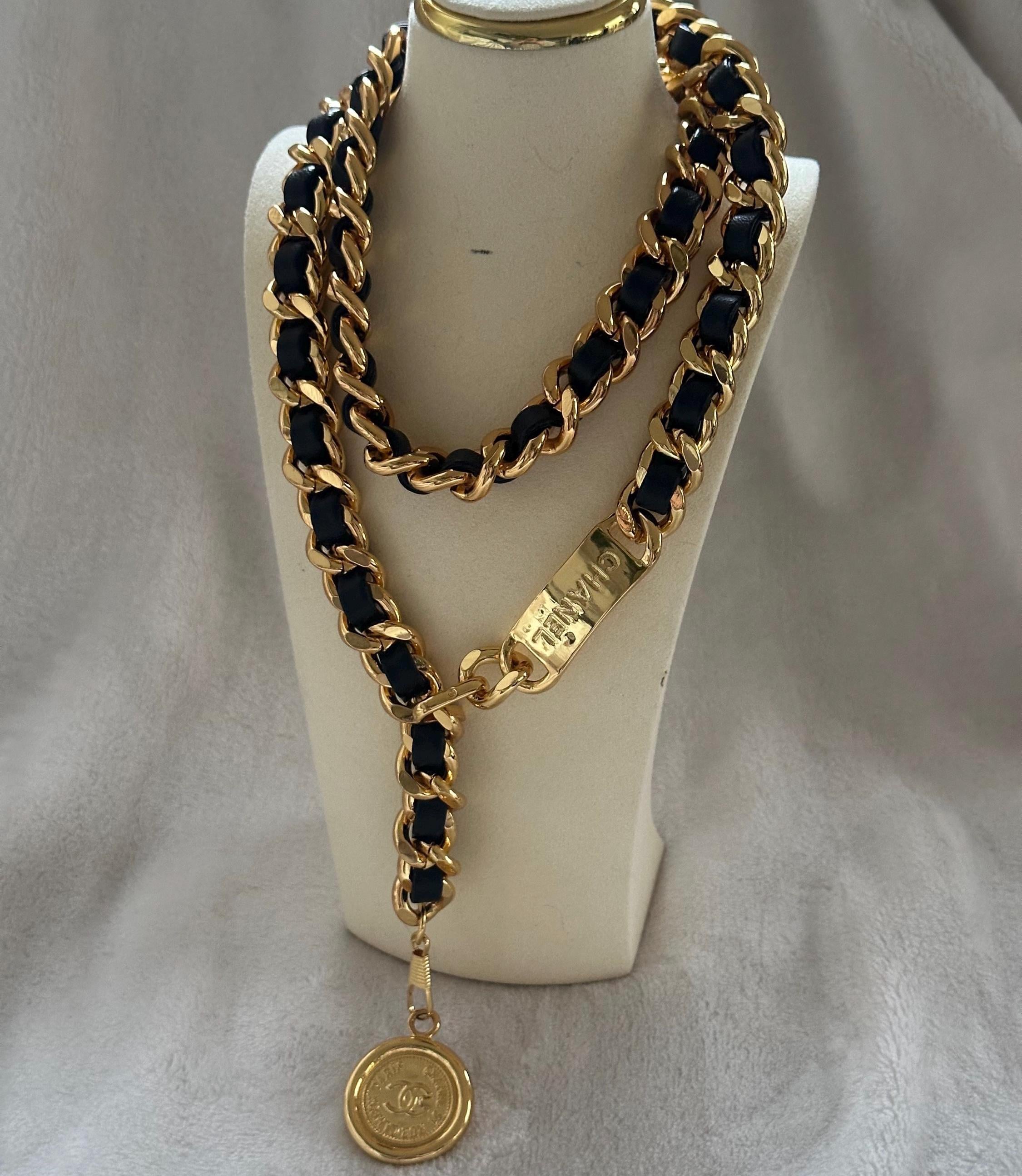 L♡　美品　CHANEL シャネル　チェーンベルト　ネックレス Chanel chain belt - Etsy 日本