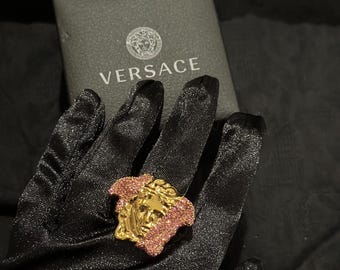 VERSACE メテュサ メタリック ロトッフ スニカ 【関税込】 90_DG5E544-