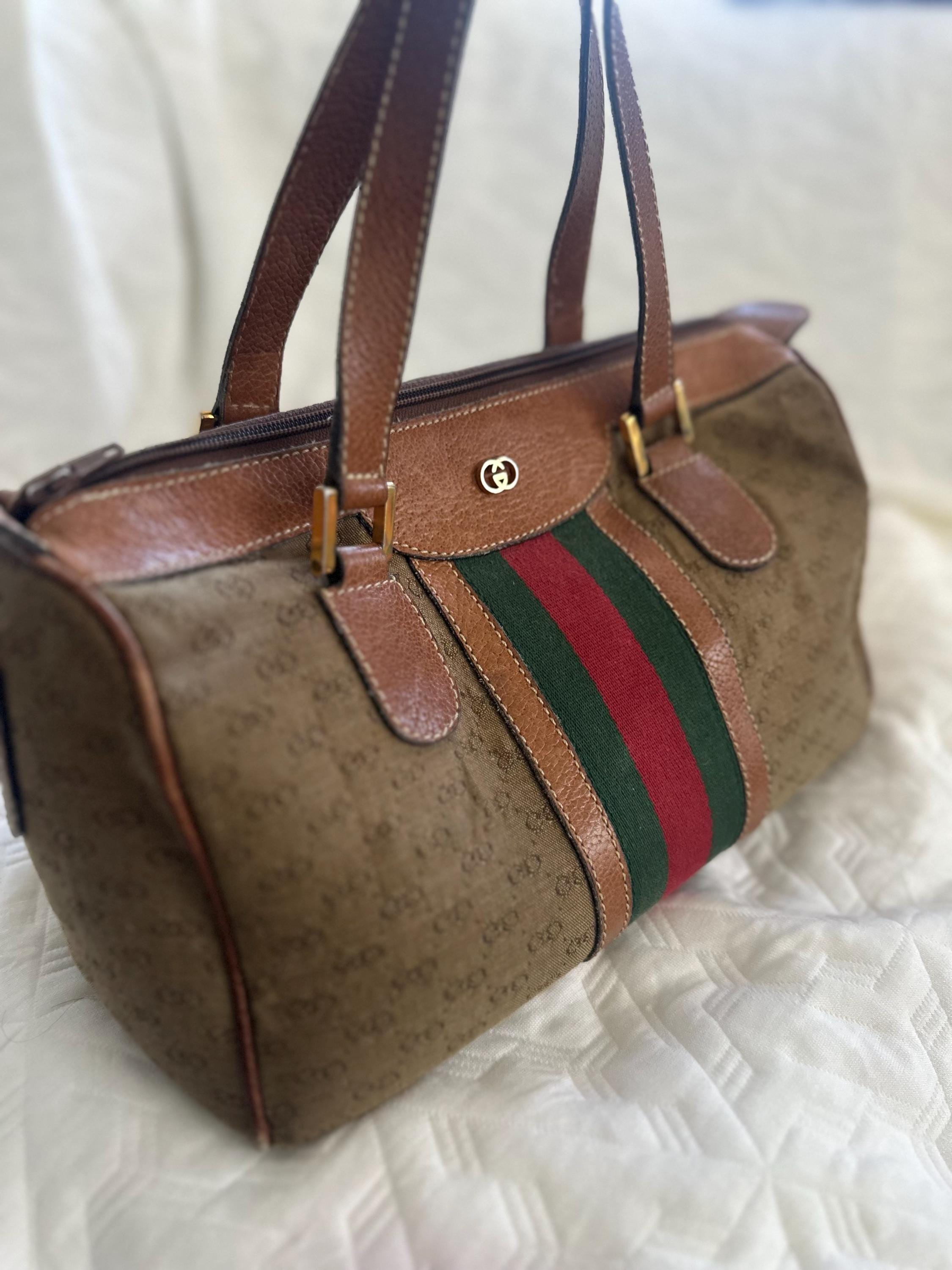 Vintage Large Gucci Tote Bag - Etsy Norway
