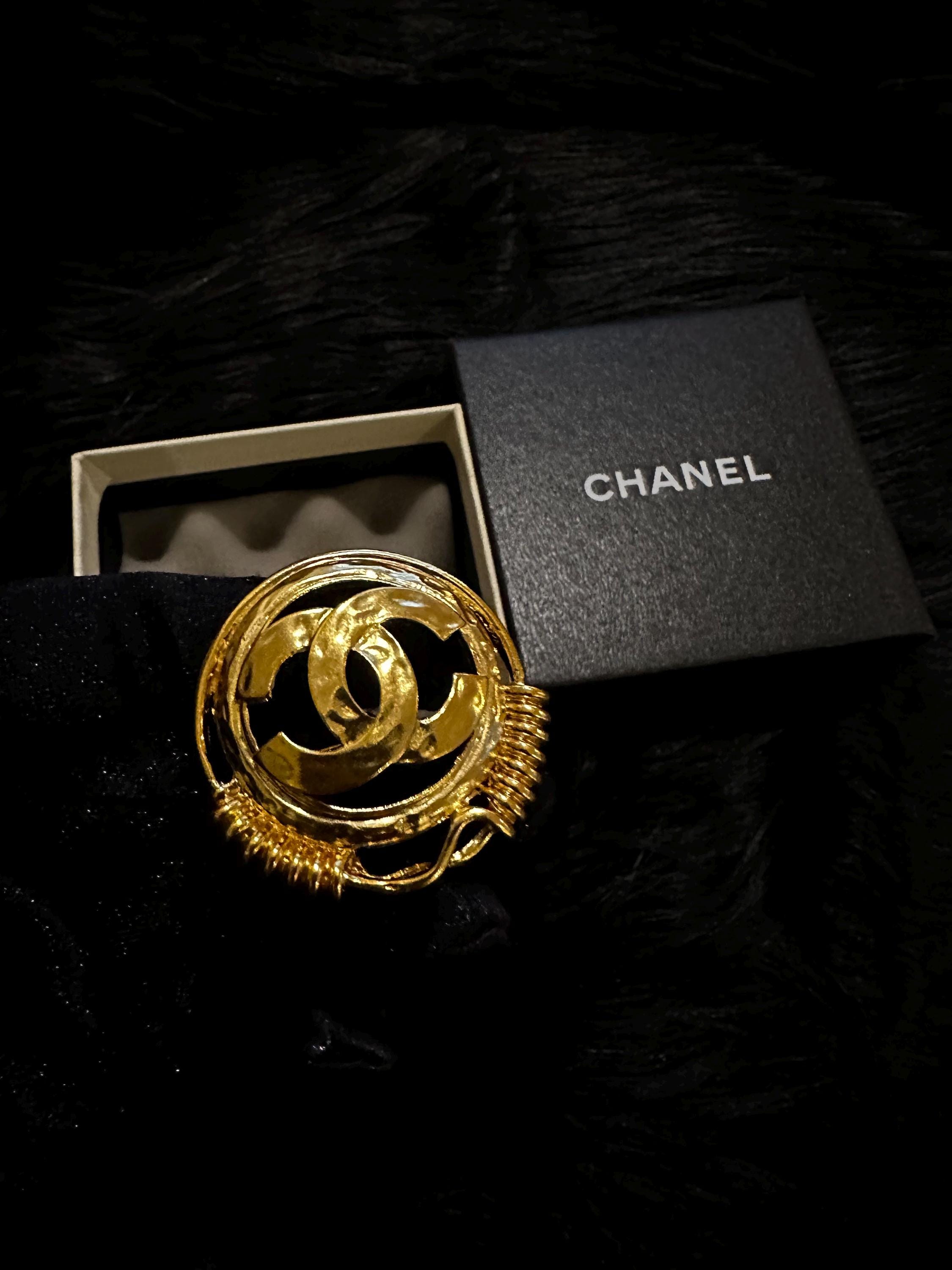 Chanel Brooch Pin 90s - Etsy