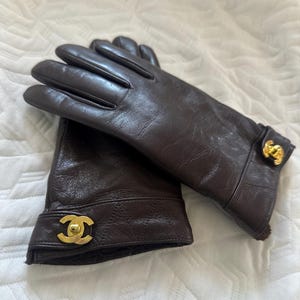 Chanel Leather Glove - Etsy
