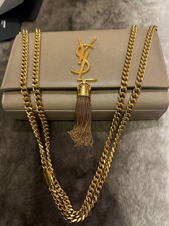 Authentic classic Yves Saint Laurent YSL tassel Ka