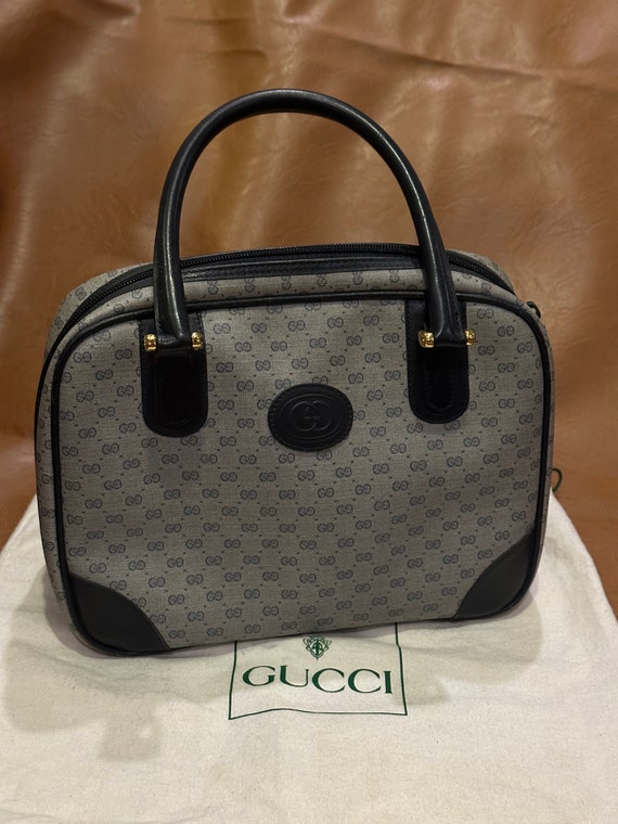 Authentic 1980 Retro Gucci micro monogram GG bowli