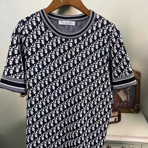DIOR 26S SHORT-SLEEVE KNIT TOP 1032