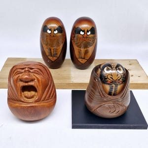 Vintage Daruma Doll - Etsy