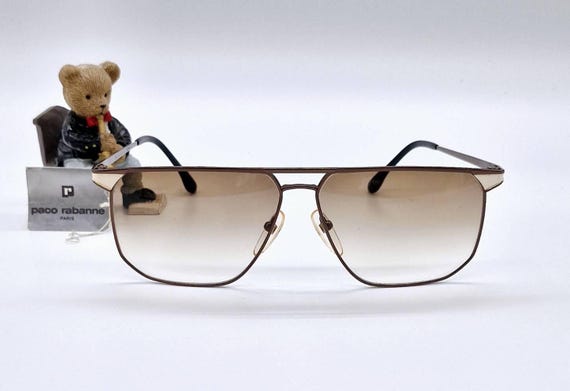 Vintage sport Sunglasses form 1960's _ Paco Rabanne 41-9101_nickel-silver frame_New old stock