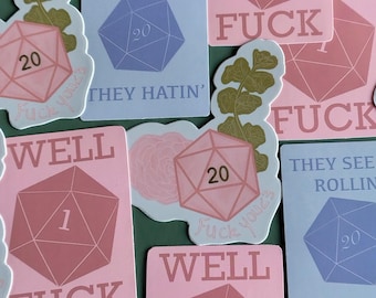 D&D Dungeons and Dragons vinyl stickers