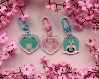 Miku Charm keychain