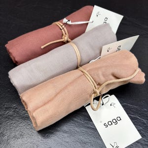 Muslin cloth burp cloth set of 3 baby