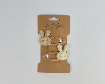 2 Packungen Oster-Haarspangen Mit Hasen-Motiv – Glitzernde Alligator-Clips Für Kinder & Erwachsene