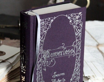 Powerless Custom Rebound Book | Special Edition, Clothbound, Handmade, Lauren Roberts