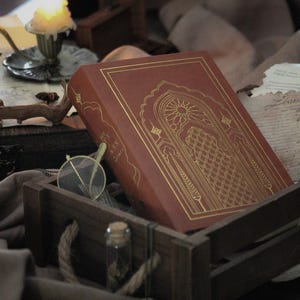 The Daevabad Trilogy (City of Brass) Custom Rebound Book | Special Edition, Leatherbound, Handmade, S.A. Chakraborty