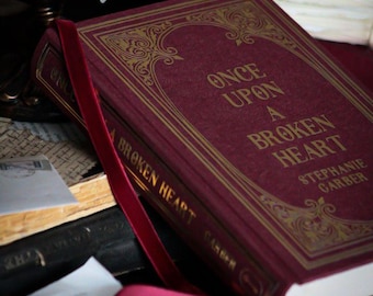 Once Upon a Broken Heart Trilogy Custom Rebound Books | Special Edition, Clothbound, Handmade, Stephanie Garber