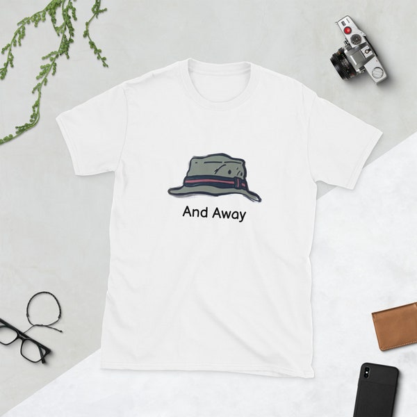 Bob and Paul Gone Fishing - And Away Short-Sleeve Unisex T-Shirt