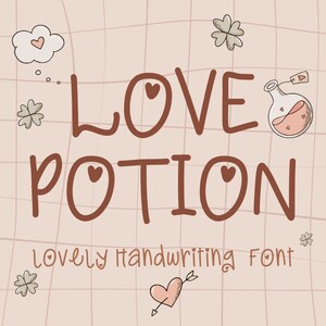 Handwritten Font Goodnotes Simple Font Study Digital Note Cute Font Neat Handwriting Fonts Clean Procreate Font Planner | Love Potion