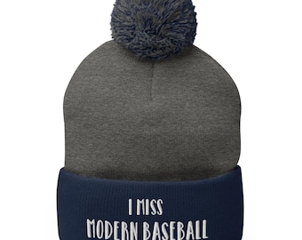 Sinto falta do gorro de beisebol moderno - Mobo Beanie - midwest emo