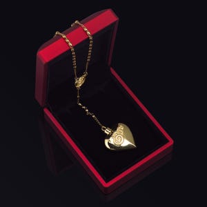 Lana Del Rey Inspired Gold-Plated Heart Necklace