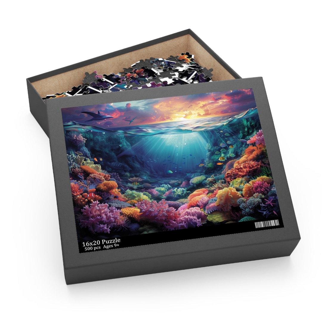 Ocean Ecosystem Puzzle. Ocean Puzzle, Premium Adult Jigsaw Puzzle, Reef ...
