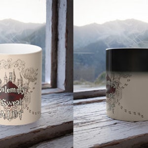 Solemnly Swear A Lot Color Morphing Mug, 11oz