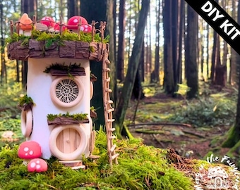 DIY Solar Roof Fairy House Kit - Create a magical fairy house!