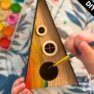 DIY A-Frame Fairy House Kit for Magical Experiences