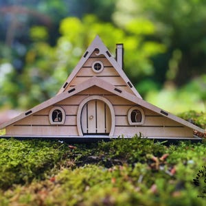 PRE-ORDER - DIY Fairy House Kit – Wooden Fairy Garden Craft with Solar Roof | Lili Fairy House