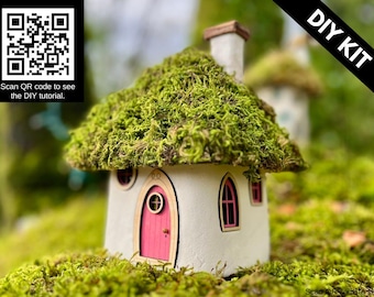 DIY Clay Fairy House Kit – Build & Decorate Your Own Magical Mini Home