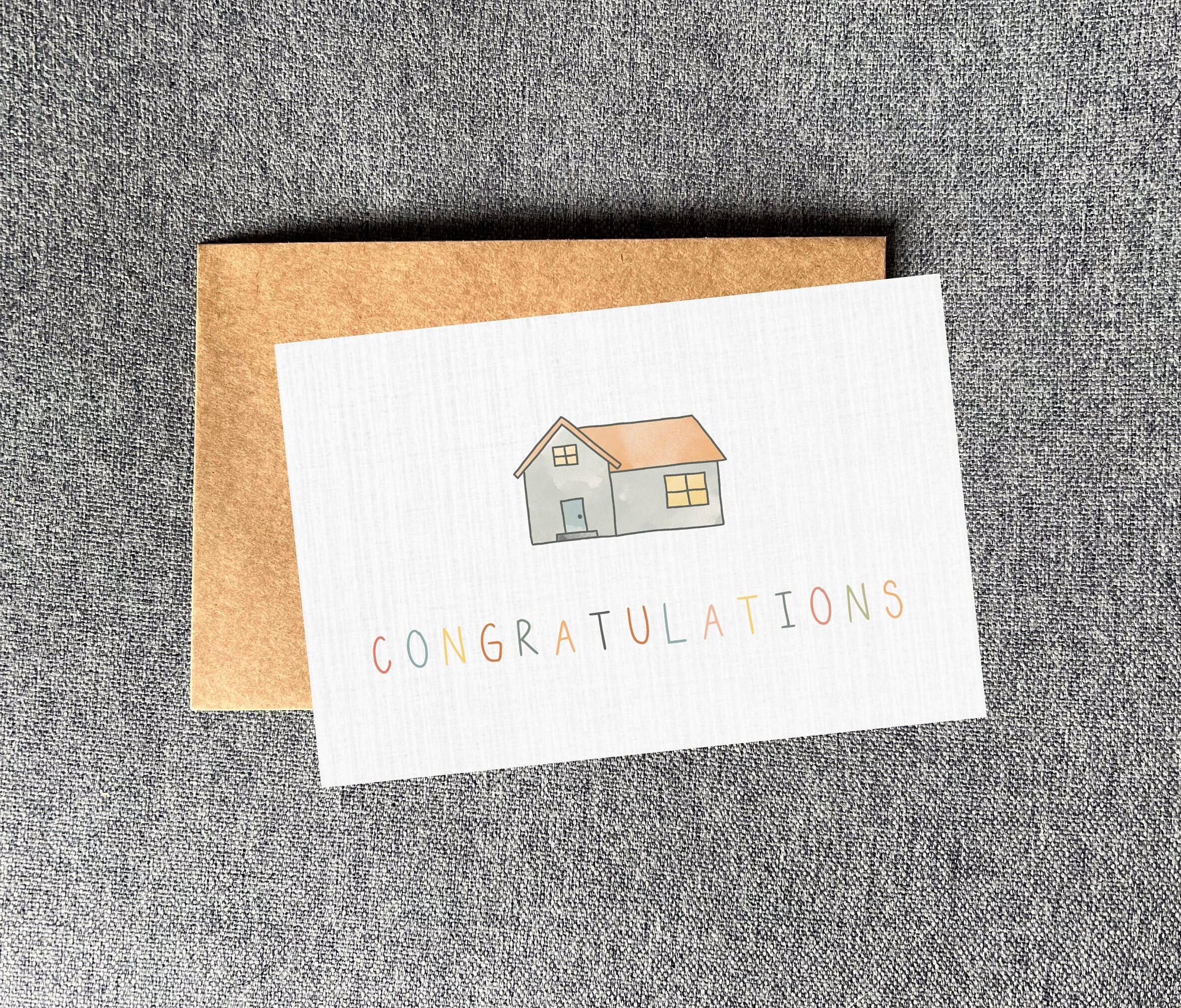 New House Congratulations Card Handmade, First Home Congratulations Card Etsy Canada