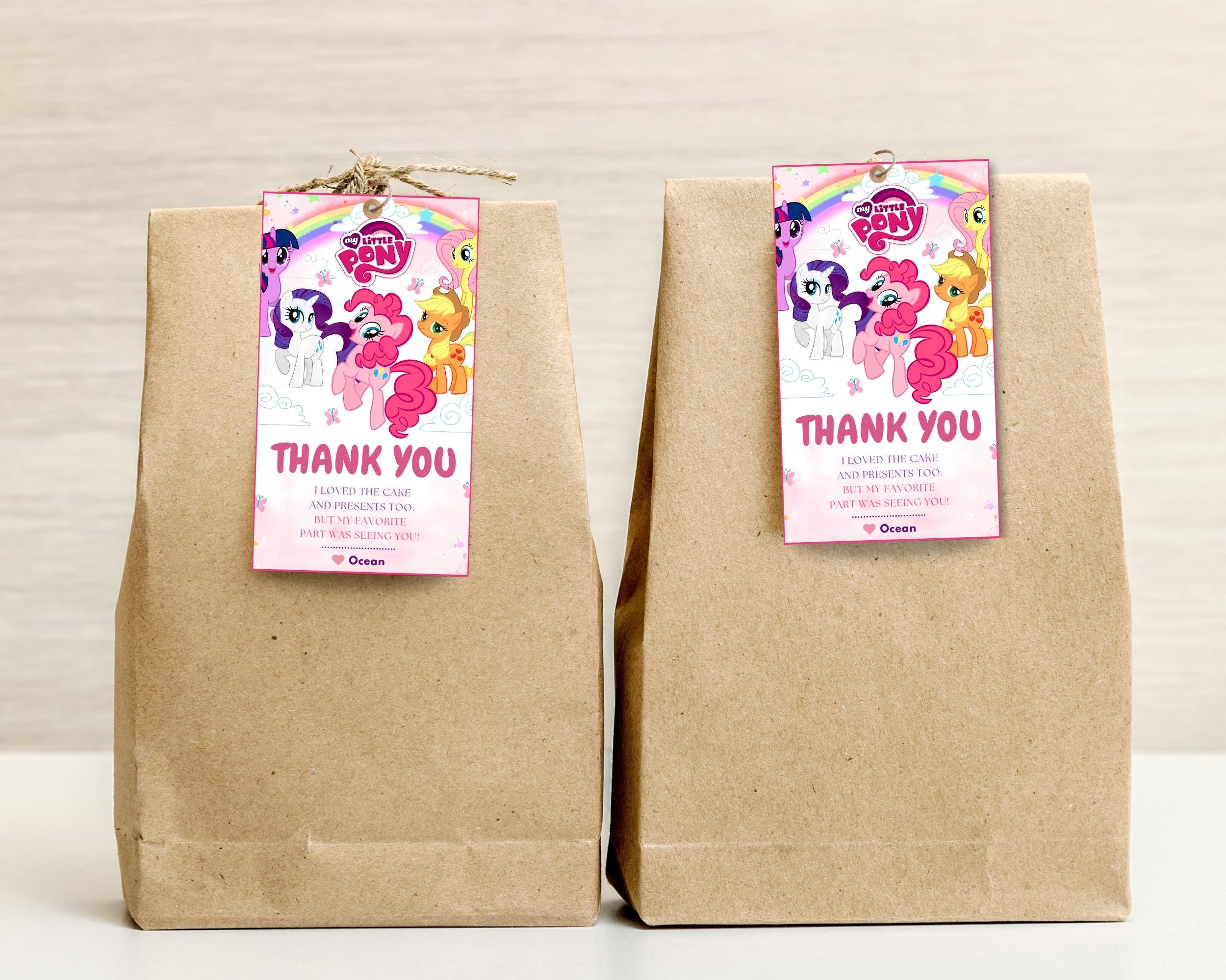 Pink Pony Birthday Thank You Photo Card Unicorn Pony Thank You Cards ...