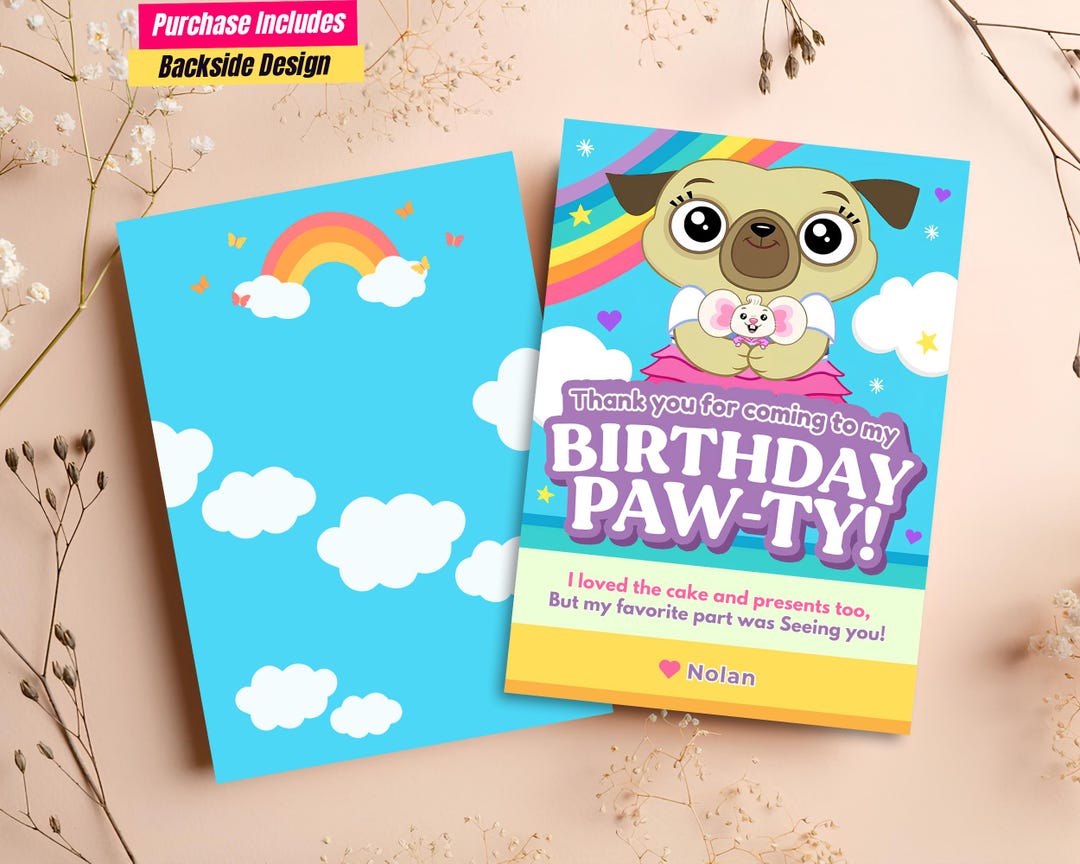 Printable Chip and Potato Thank You Card Chip and Potato Birthday ...