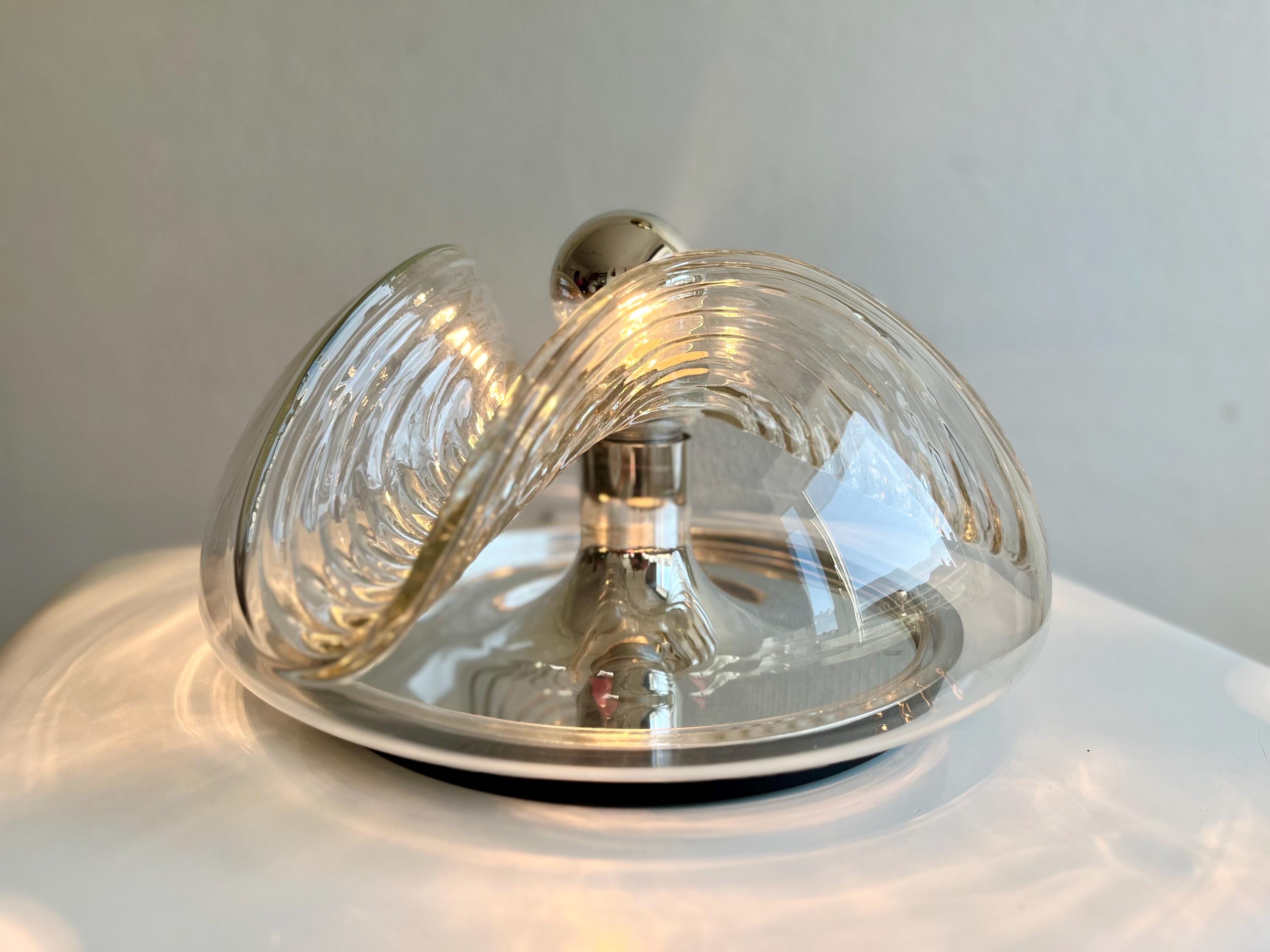 1970年代のXLウォールライト、Peill Putzler Futura Mid Century