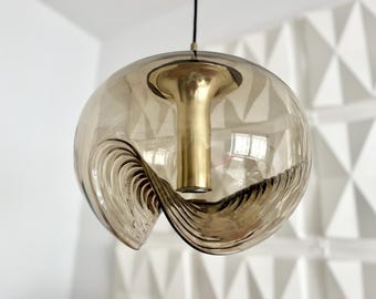 PEILL & PUTZLER - Futura | 1970s Wave Chrome Glass Wall Lamp - Etsy