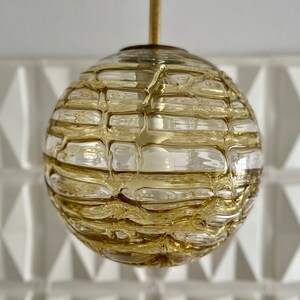 1960s DORIA vintage pendant ball lamp hanging lamp 60s Mid Century