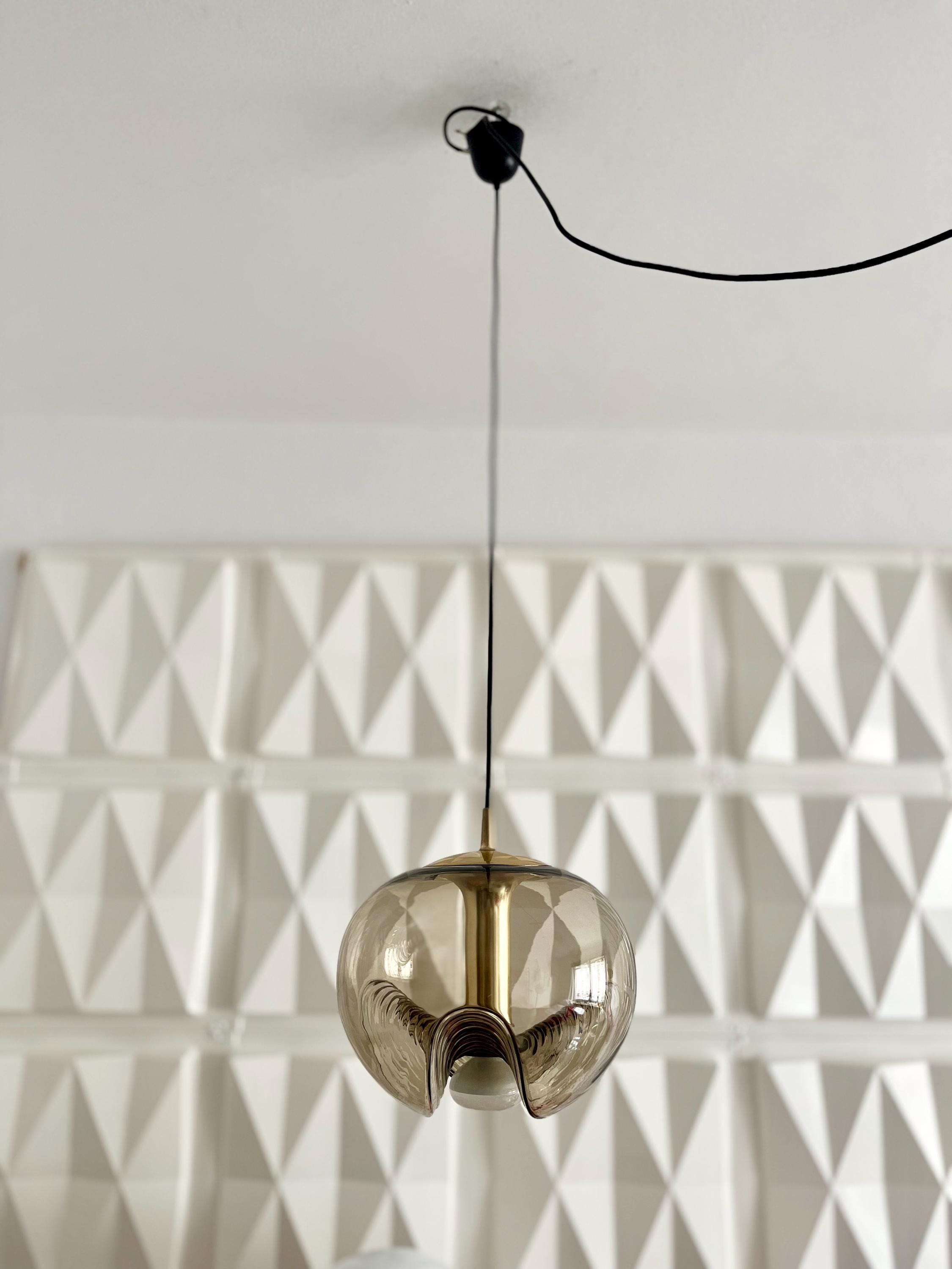Vintage Futura Peill Putzler Pendant Lamp Space Age - Etsy