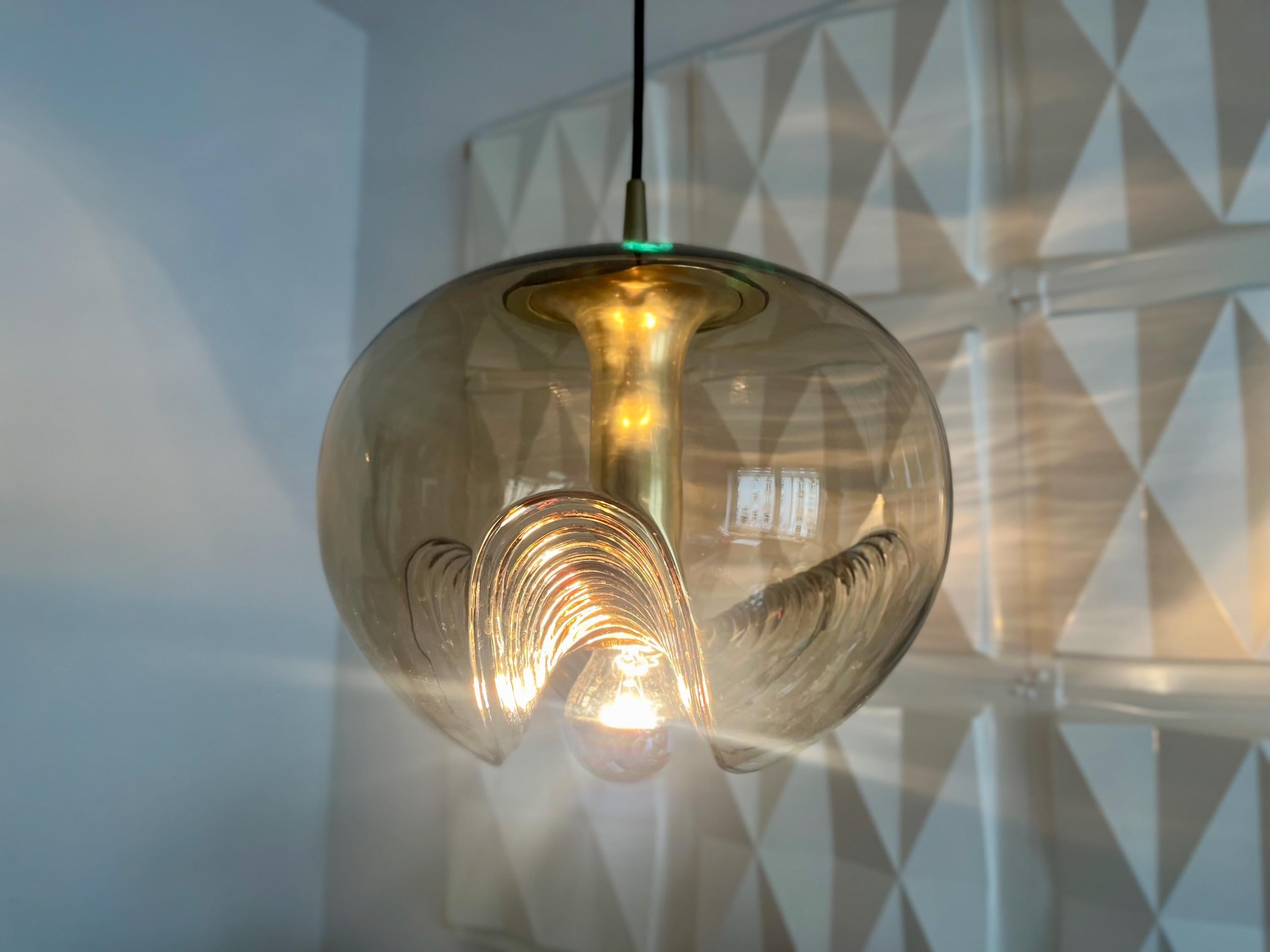 Vintage Futura Peill Putzler Pendant Lamp Space Age - Etsy