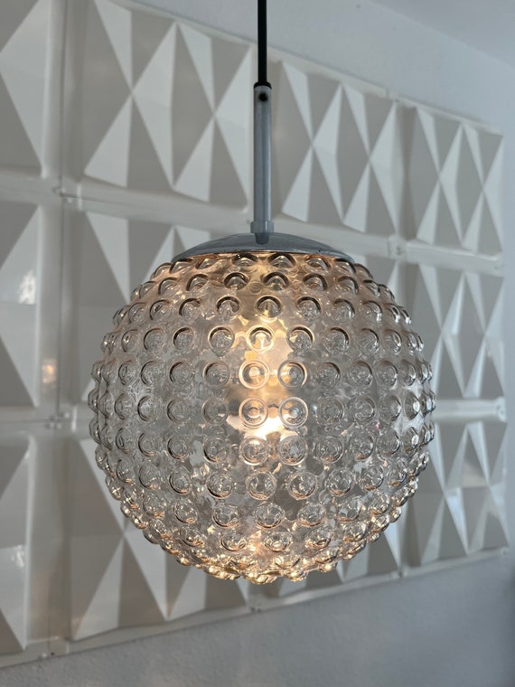 1970s STAFF Rolf Krüger Pendant Lamp P116 Space Age Mid-century