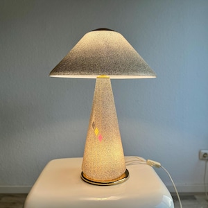 Rare 1970s XXL table lamp from Italy Murano Glass
