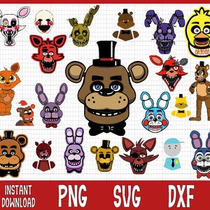 FNAF Birthday Party Decorations Fnaf Pizza Party Decorations Five Nights at  Freddy's Printable Decorations FNAF DIY Decorations for Birthday 