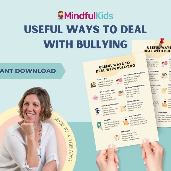 Useful Ways to deal with Bullying, Bullying therapy guide, Anti-Bullying Activity for Kids, Classroom Management, Parenting control