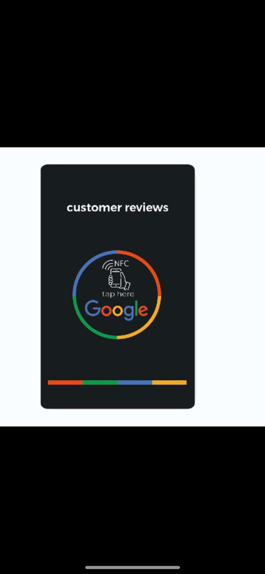 Tap Away Google Review Card Etsy