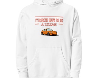 Het hoeft geen droom-Porsche-hoodie te zijn